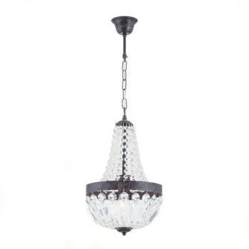 Orion Arila antik arany-átlátszó függesztett lámpa (ORI-HL 6-1551/1) E27 1 izzós IP20