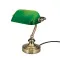 Orion Bankerslamp sárgaréz-zöld asztali lámpa (ORI-LA 4-1165/1_GRE) E14 1 izzós IP20