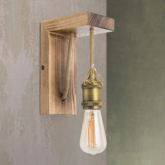 Orion Bassena natúr fali lámpa (ORI-WA 2-1358/1) E27 1 izzós IP20