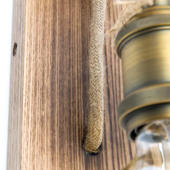 Orion Bassena natúr fali lámpa (ORI-WA 2-1358/1) E27 1 izzós IP20