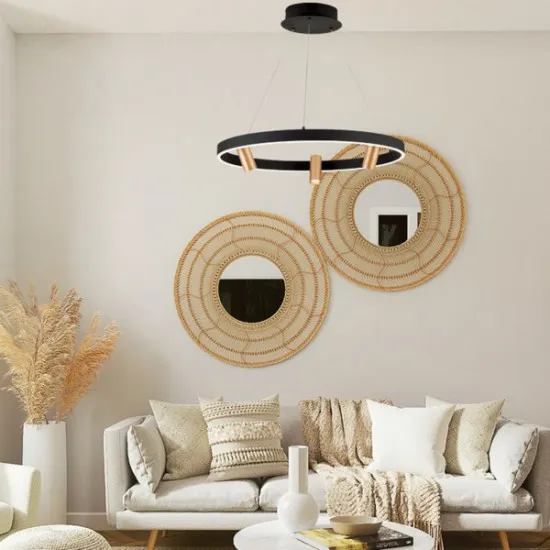 Orion Berlin fekete-arany LED függesztett lámpa (ORI-HL 6-1667/3) LED 3 izzós IP20