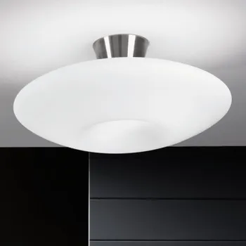 Orion Blanc szatén króm-opál mennyezeti lámpa (ORI-DL 7-566/2) E27 2 izzós IP20