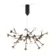 Orion Blossom fekete-réz LED csillár (ORI-LU 1733/36) LED 1 izzós IP20