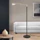 Orion Boston fekete-sárgaréz LED állólámpa (ORI-Stl 12-1287) LED 1 izzós IP20