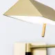 Orion Boston fekete-sárgaréz LED falikar (ORI-WA 2-1470) LED 1 izzós IP20