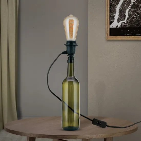 Orion Bottle fekete palackba illeszthető asztali lámpa (ORI-LA 4-1219_BL) E27 1 izzós IP20 Orion Bottle fekete palackba illeszthető asztali lámpa (ORI-LA 4-1219_BL) E27 1 izzós IP20