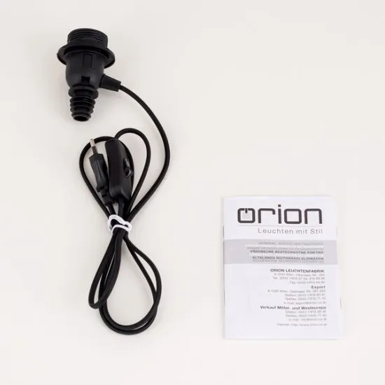 Orion Bottle fekete palackba illeszthető asztali lámpa (ORI-LA 4-1219_BL) E27 1 izzós IP20 Orion Bottle fekete palackba illeszthető asztali lámpa (ORI-LA 4-1219_BL) E27 1 izzós IP20