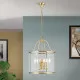 Orion Bruno bronz-átlátszó függesztett lámpa (ORI-HL 6-1678/6) E14 6 izzós IP20