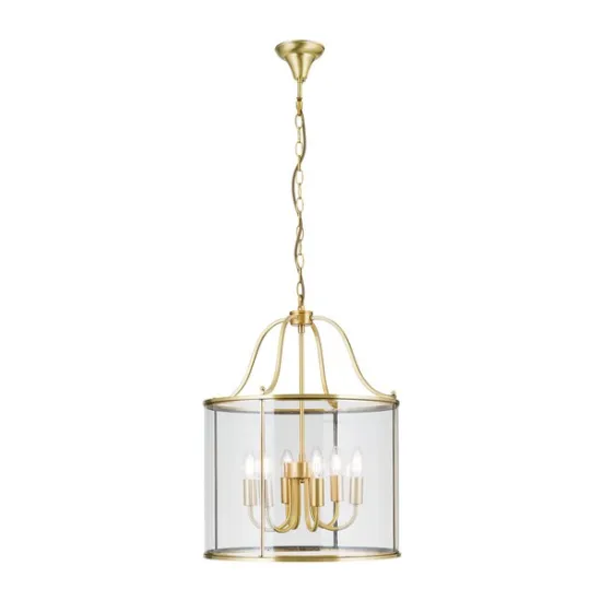 Orion Bruno bronz-átlátszó függesztett lámpa (ORI-HL 6-1678/6) E14 6 izzós IP20