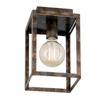 Orion Cage fekete-rozsda mennyezeti lámpa (ORI-DL 7-661/1) E27 1 izzós IP20