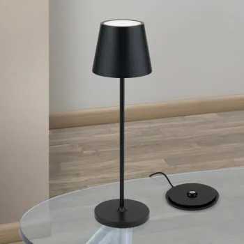 Orion Candlelight fekete LED asztali lámpa (ORI-LA 4-1312_BL) LED 1 izzós IP54