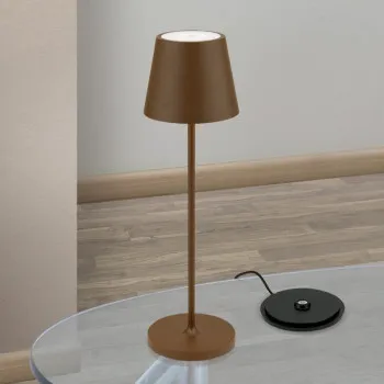 Orion Candlelight barna LED asztali lámpa (ORI-LA 4-1312_BRO) LED 1 izzós IP54