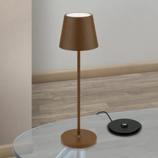 Orion Candlelight barna LED asztali lámpa (ORI-LA 4-1312_BRO) LED 1 izzós IP54