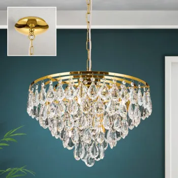 Orion Celeste arany-átlátszó csillár (ORI-HL 6-1806/9_GO) G9 9 izzós IP20