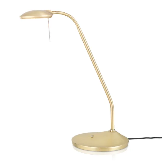 Orion Cobra matt sárgaréz LED asztali lámpa (ORI-LA 4-1189_BR) LED 1 izzós IP20