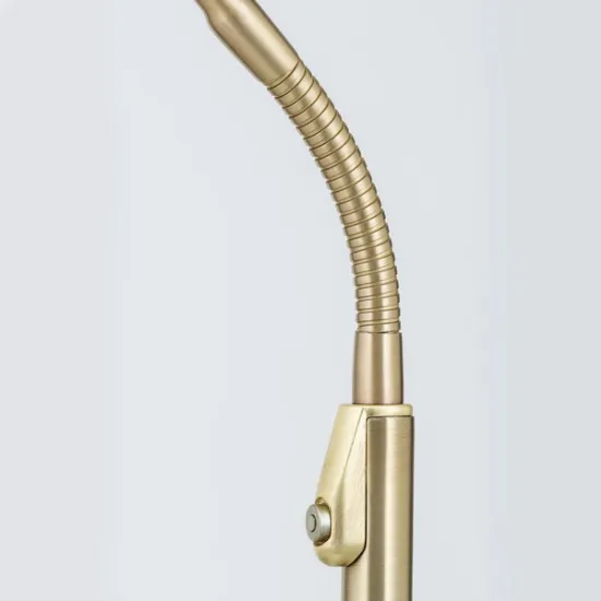 Orion Cobra matt sárgaréz LED állólámpa (ORI-Stl 12-1175_BR) LED 1 izzós IP20