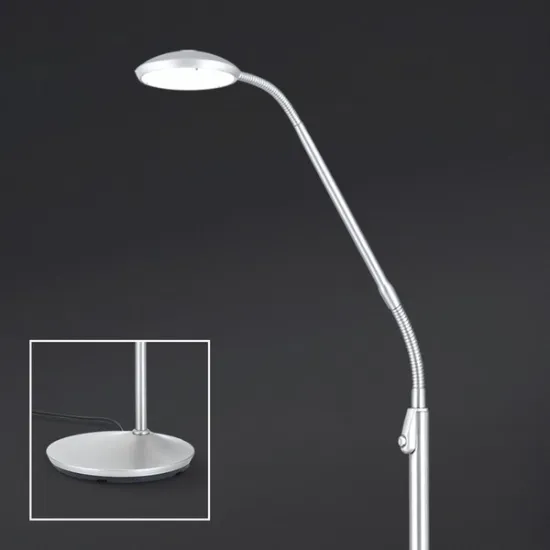 Orion Cobra szatén króm LED állólámpa (ORI-Stl 12-1175_S_CHR) LED 1 izzós IP20
