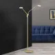 Orion Cobra matt sárgaréz LED állólámpa (ORI-Stl 12-1184/2_BR) LED 2 izzós IP20