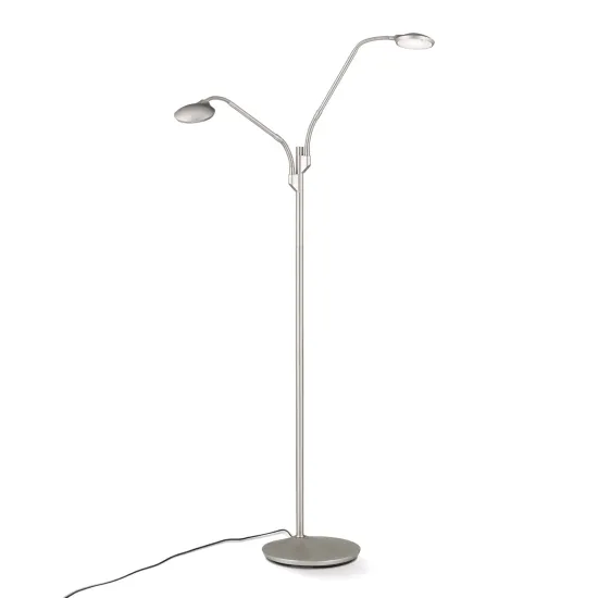 Orion Cobra szatén króm LED állólámpa (ORI-Stl 12-1184/2_S_CHR) LED 2 izzós IP20