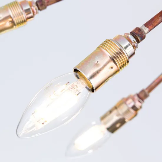 Orion Coppy réz mennyezeti lámpa (ORI-DL 7-543/12) E14 12 izzós IP20