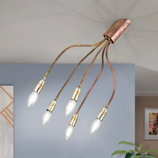 Orion Coppy réz mennyezeti lámpa (ORI-DL 7-543/5) E14 5 izzós IP20