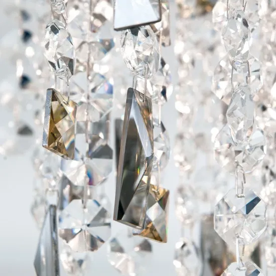 Orion Crystalriver króm-átlátszó mennyezeti lámpa (ORI-DLU 2517/120x45_CHR) G9 21 izzós IP20