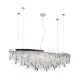 Orion Crystalriver króm-átlátszó csillár (ORI-LU 2517/120x45_CHR) G9 21 izzós IP20