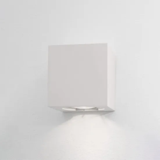Orion Cube fehér fali lámpa (ORI-WA 2-1321_WH) GU10 1 izzós IP20