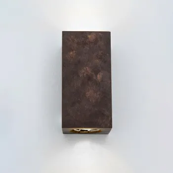 Orion Cube rozsdabarna fali lámpa (ORI-WA 2-1322_RU) GU10 2 izzós IP20