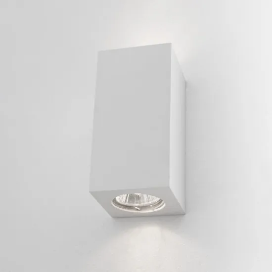 Orion Cube fehér fali lámpa (ORI-WA 2-1322_WH) GU10 2 izzós IP20