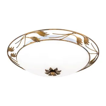 Orion Fleur antik arany-opál mennyezeti lámpa (ORI-DL 7-509/50) E27 3 izzós IP20