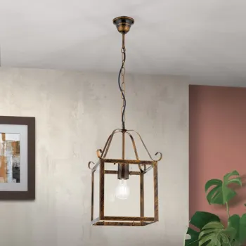 Orion Franco arany-átlátszó függesztett lámpa (ORI-HL 6-1533/1) E27 1 izzós IP20