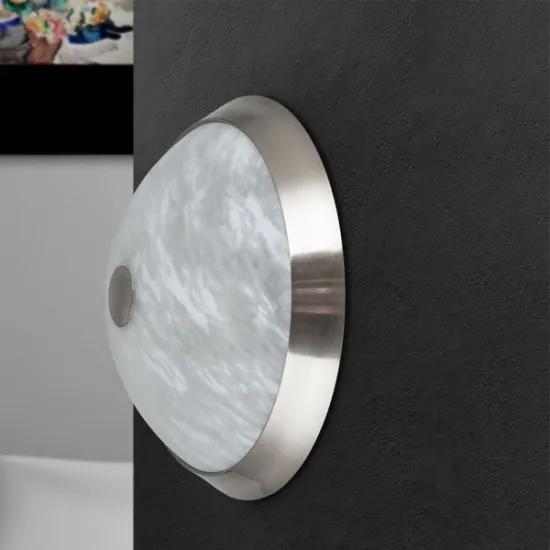 Orion Frano szatén króm-fehér fali lámpa (ORI-DL 7-619/34_S_CHR) E27 3 izzós IP20