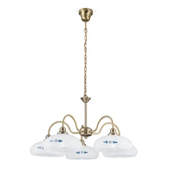 Orion Gabi sárgaréz-opál csillár (ORI-LU 1723/5) E14 5 izzós IP20