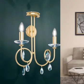 Orion Giada matt arany falikar (ORI-WA 2-1136/2_GO) E14 2 izzós IP20