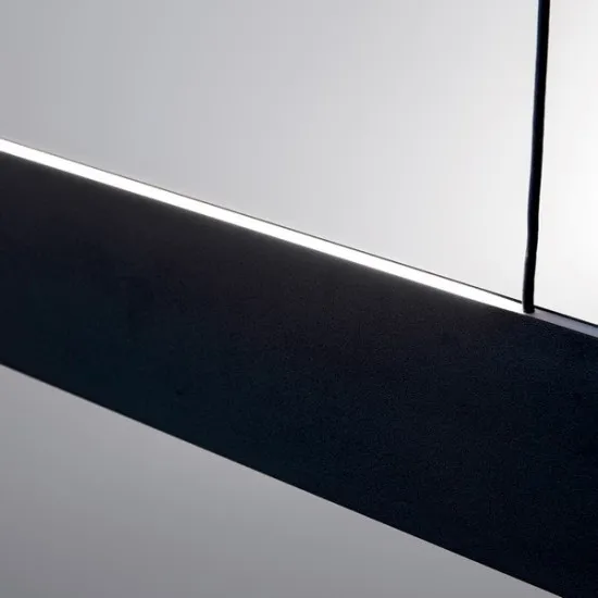 Orion Gideon fekete LED függesztett lámpa (ORI-HL 6-1695_BL) LED 2 izzós IP20