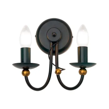 Orion Giovanni fekete-antik arany falikar (ORI-WA 2-1005/2) E14 2 izzós IP20