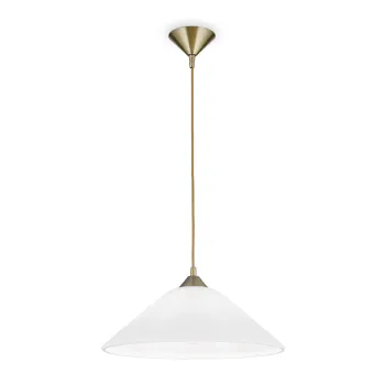 Orion Grado sárgaréz-opál függesztett lámpa (ORI-HL 6-1525/1_BR) E27 1 izzós IP20