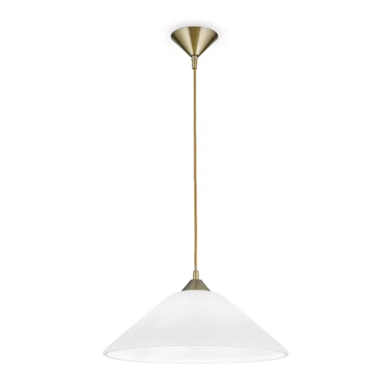 Orion Grado sárgaréz-opál függesztett lámpa (ORI-HL 6-1525/1_BR) E27 1 izzós IP20