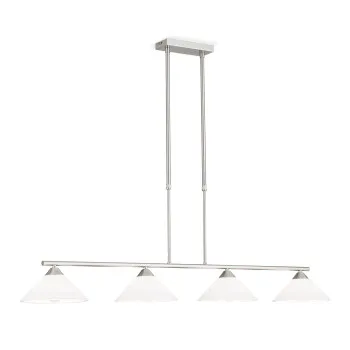 Orion Grado szatén króm-opál függesztett lámpa (ORI-LU 1684/4) E14 4 izzós IP20