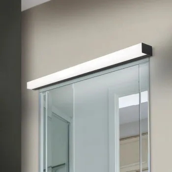 Orion Horizon fekete fürdőszobai LED tükörvilágítás (ORI-Soff 3-588_BL) LED 1 izzós IP44