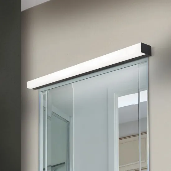 Orion Horizon fekete fürdőszobai LED tükörvilágítás (ORI-Soff 3-588_BL) LED 1 izzós IP44