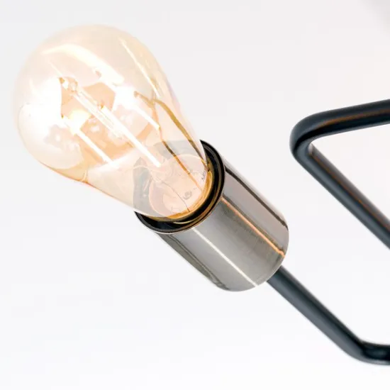 Orion Jailhouse fekete mennyezeti lámpa (ORI-DL 7-682/6) E27 1 izzós IP20