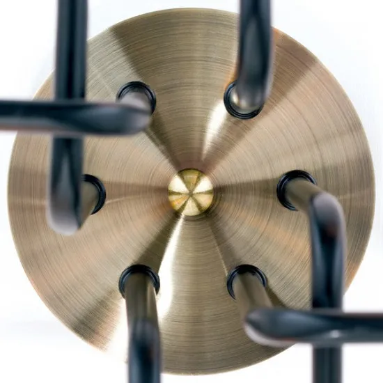 Orion Jailhouse fekete mennyezeti lámpa (ORI-DL 7-682/6) E27 1 izzós IP20