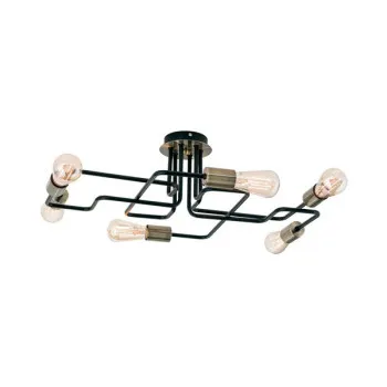 Orion Jailhouse fekete mennyezeti lámpa (ORI-DL 7-682/6) E27 1 izzós IP20