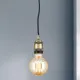 Orion Jailhouse sárgaréz függesztett lámpa (ORI-HL 6-1648/1_BR) E27 1 izzós IP20
