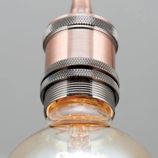 Orion Jailhouse réz függesztett lámpa (ORI-HL 6-1648/1_CO) E27 1 izzós IP20