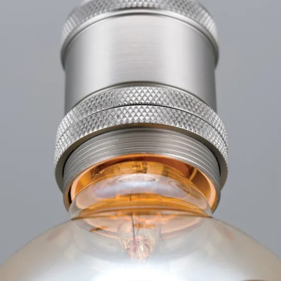 Orion Jailhouse szatén króm függesztett lámpa (ORI-HL 6-1648/1_S_CHR) E27 1 izzós IP20