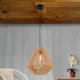 Orion Jungle fekete-natúr függesztett lámpa (ORI-HL 6-1812/1) E27 1 izzós IP20