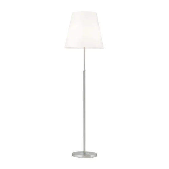 Orion Kara szatén króm-fehér állólámpa (ORI-Stl 12-1142/2) E27 2 izzós IP20